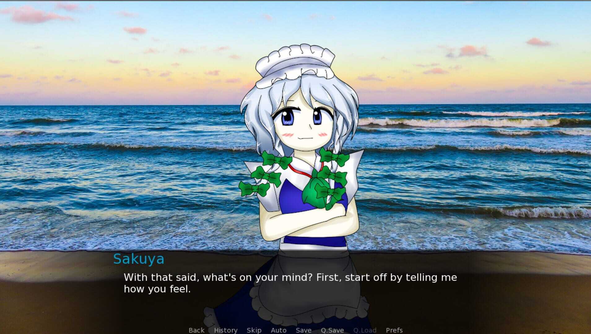Sakuya Izayoi Gives You Advice and Dabs